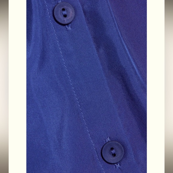 JOIE Moneta Silk Blouse - Clematis Blue - Picture 6 of 6